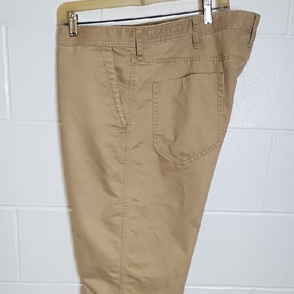 Tan Cargo Pants with Utility Design Soft Brushed Fabric - Picture 4 of 11
